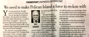 Thumbnail image of Pelican Island deep water port column