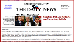 Weekly Column: Title: The Abortion Debate