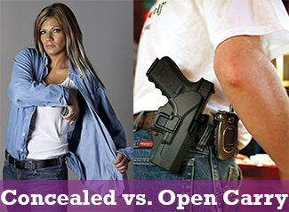 Concealed versus Open Carry in Texas