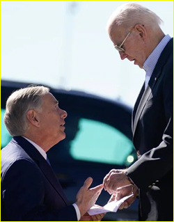 Texas Governor meets Biden on tarmac, give him letter how to address the border crisis