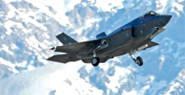 F-35 taking off from Hiill Air Force Base in Utah