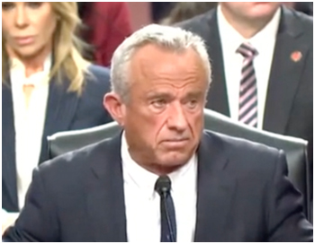 RFK, Jr during confirmation hearins