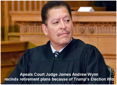 Leftwing Appeals Court Judge recinds retirement plans after Trump wins 2024 election