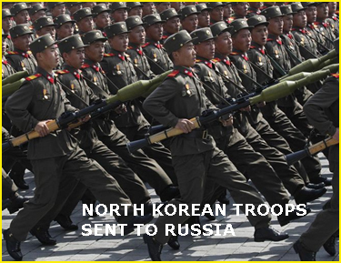 North Korean troops on parade make a show of strength