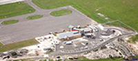 Aerial View of the New Haven, Conn. Airport
