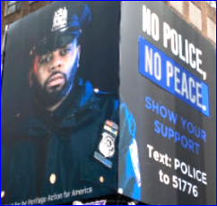 Ad; No Police equals No Peace