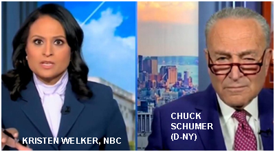 NBC reporter corners Minority Leader Schumer about lying to public about Biden mental capabilities