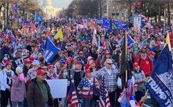 Thousands of Trump supporters rally in Washington, DC to encourage the SCOTUS to look at election fraud