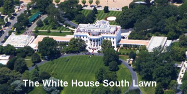 Aeerial view of the White House