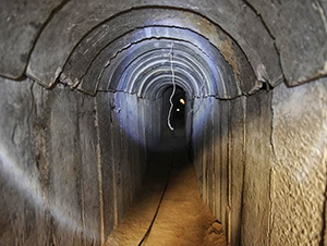 Tunnels are used by Hamas to infiltrate Israel for terrorist attacks and kidnappings